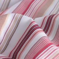 COTTON/POLYESTER Y/D WOVEN DOBBY STRIPE FABRIC