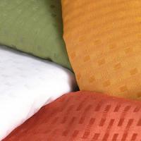 COTTON/POLYESTER SOLID DYED DOBBY FABRIC