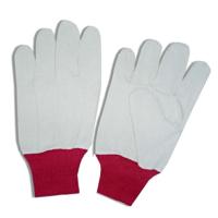 Cotton Drill Glove-ladies-knitted Wrist