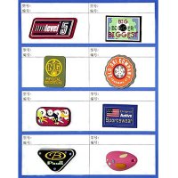 PVC logo badge & button