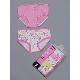 Girls 5pk funky boyshort