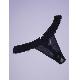 1PK Flock Mesh Thong