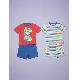 2PK Car/Stripe PJ Set, RS089