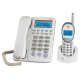 2 in 1 Corded and Cordless Phone, KX-T203DCID