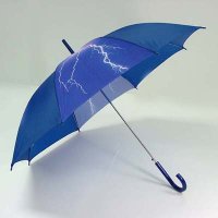 48 inches arc. 24 inches x 8 ribs automatic stick umbrella