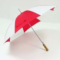 48 inches arc. 24 inches x 8 ribs automatic stick umbrella