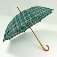 Sell 48 inches arc. 24 inches x 8 ribs automatic wood shaft stick umbrella
