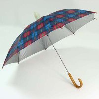 Sell 48 inches arc. 24 inches x 8 ribs automatic stick umbrella with dripless telescopic sleeve