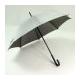 48 inches arc.24 inches x 8 ribs manual black wood shaft stick umbrella