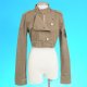 Ladies 97% cotton 3% spandex woven jacket in dirty wash