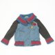 Boys 65% cotton 35% polyester woven jacket with rib collar