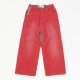 Girls 65% Cotton 35% polyester woven pants with vintage wash