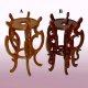 Wooden Base & Stand