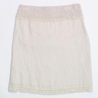Ladies' 100% linen woven skirt