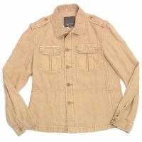 Men's 100% linen woven jacket