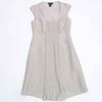 Ladies' 70% linen 30% silk woven dress