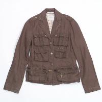 Ladies' 100% linen woven jacket