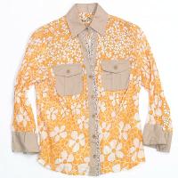 Ladies' 100% cotton woven blouse