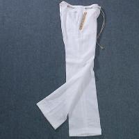 Ladies' 100% linen woven pants