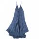 Ladies' 100% silk satin woven dress