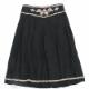 Ladies' 100% linen woven skirt