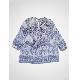 Silk Habotai Printed Blouse