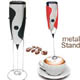 Coffee Cream Mixer with Metal Stand