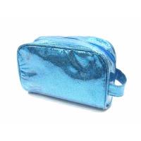 Sparkle cosmetic bag with handle