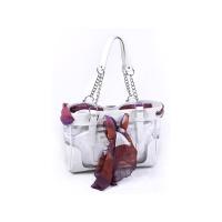 Fashion beach bag with scarf