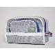 Mr. Mens cosmetic bag with curve zipper outside pocket