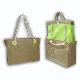 Jute pull out bag