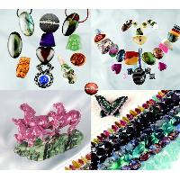 Semi-precious Stone CABOCHONS, PENDANTS, BEADS, SNUFF BOTTLES, CARVINGS, MOSAIC INLAYS....