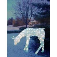 43 inches Shimmering Animated Feeding Doe