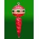 27.5 inches Jumbo Red Shimmering Hanging Ornament