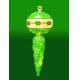 35.5 inches Jumbo Green Shimmering Hanging Ornament