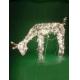 48 inches Crystal Animated Feeding Doe
