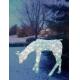 43 inches Shimmering Animated Feeding Doe