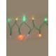 10L LED Light String, Green Wire, Battery Operated, 96-0117