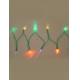 20L LED Light String, Green Wire, Battery Operated