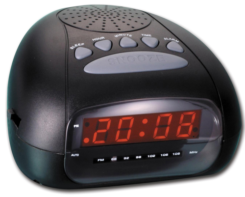 0.6 inches CLOCK RADIO