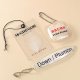 DOWN FILLED PVC HANGTAG