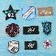 Embroidery badge with assorted fabric, Cfl3025