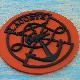 2 D rubber label