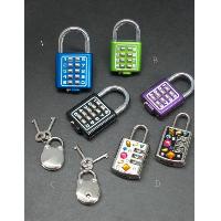 Digital,Gear and Padlock