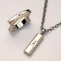 Titanium Pendant & Ring Set