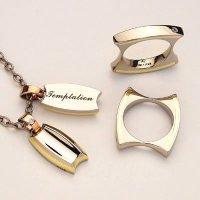 Titanium Pendant & Ring Set