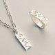 Silver Pendant and Ring Set