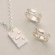 Silver Pendant and Ring Set
