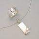 Silver Pendant and Ring Set