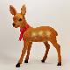 flocked deer